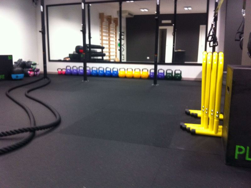 piastrella di gomma antitrauma