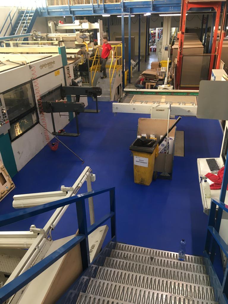 piastrella pvc industriale